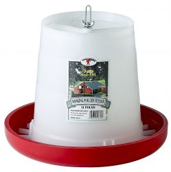 Miller Manufacturing 11 Pound Plastic Hanging Poultry Feeder