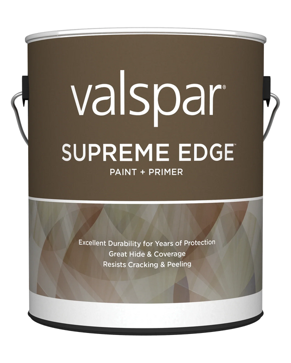 Valspar® Supreme Edge™ Exterior Paint & Primer Flat 1 Quart Clear Base