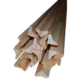 Solid Pine Moulding, Cove Moulding, 0.75 x 0.75-In. x 8-Ft.