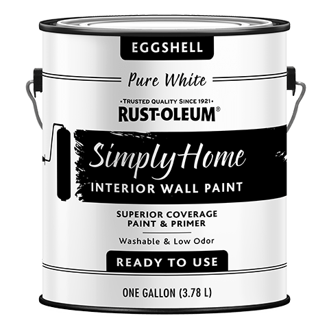 Rust-Oleum® Simply Home® Interior Wall Paint Eggshell Pure White