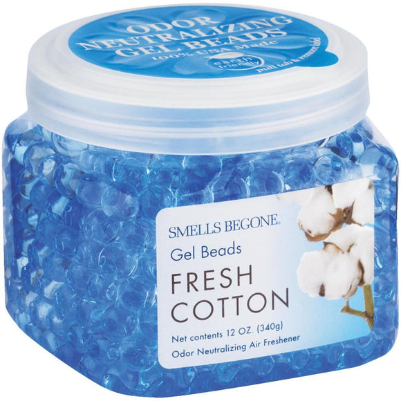 Smells Begone 12 Oz. Gel Beads Fresh Cotton Odor Neutralizer