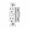 Eaton Cooper Wiring GFCI Receptacle 15A, 125V White (White, 125V)