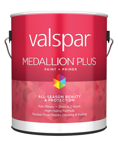 Valspar® Medallion® Plus Exterior Paint + Primer Satin 1 Quart Tint Base (1 Quart, Tint Base)