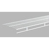 ClosetMaid 6 Ft. W. x 12 In. D. Ventilated Wire Shelf & Rod, White
