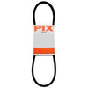 Rubber Industrial V-Belt, Black, 3/8 x 23-In.
