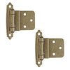 Amerock Self Closing Face Mount 3/8 in. (10mm) Inset Hinge (Pair)