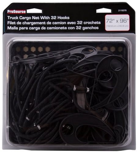 ProSource Cargo Net Rubber Black
