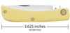 Case Knives Yellow Synthetic Sod Buster® Jr