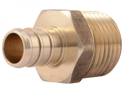 Sharkbite Brass Crimp Male Connector 1/2 in. x 1/2 in. MNPT