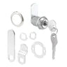 Prime-Line 9/16 in. Drawer and Cabinet Lock, Chrome Finish, Keyed Alike (Single Pack)