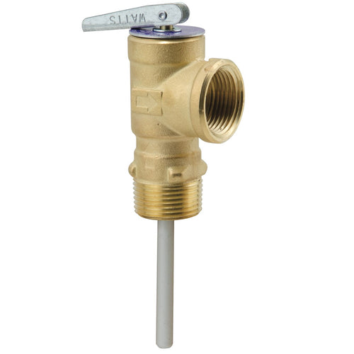 Watts 3/4 In Brass Self Closing Temperature And Pressure Relief Valve