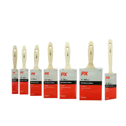 PX PRO 7-Piece Polyester Paint Brush Set