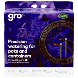 Gro Smart Precision Watering Solutions Potted Drip Kit, Bluetooth/Wi-Fi Enabled