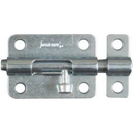 Door Barrel Bolt, Zinc, 3-In.