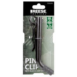 Power Pin & Clip, Black, 5/8-In.