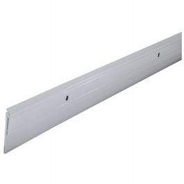 Door Sweep, Aluminum & Vinyl, White, 36-In.