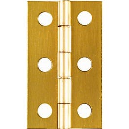 2-Pk., 2 x 1-3/16-In. Hinges, Light-Duty, Brass