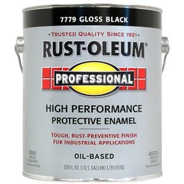 Professional Enamel Coating, Gloss Black, 1-Gallon