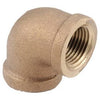 Pipe Fittings, Brass Elbow, Lead Free, 90 Degree, 1-In.