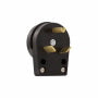 Eaton Cooper Wiring Arrow Hart Extra Heavy-duty Angled Plug 30A, 125V Black