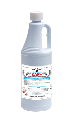 Black Swan's Zap+ Buffered Drain Pipe Opener 128 oz