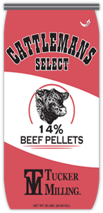 Cattlemans Select 14% Beef Pellet