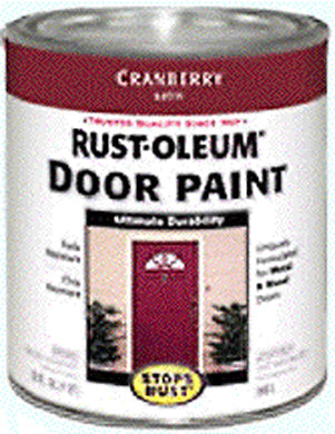 STOPS RUST DOOR PAINT QT CRANBERRY