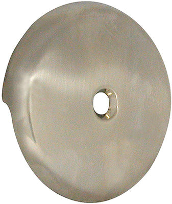 TUB DRAIN OVERFLOW PLATE BRUSH NICKEL