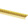 M-D Satin Brass 1-3/8 In. x 6 Ft. Aluminum Carpet Gripper