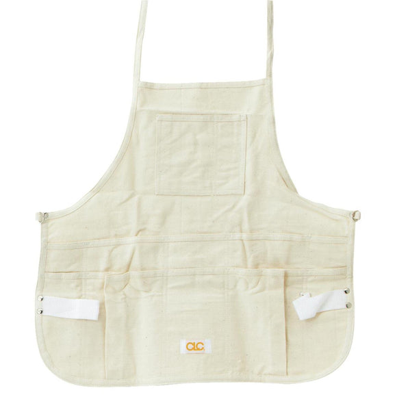 Custom Leathercraft 12-Pocket Canvas Bib Apron