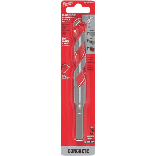 Milwaukee 3/4 In. x 6 In. Carbide Masonry Drill Bit