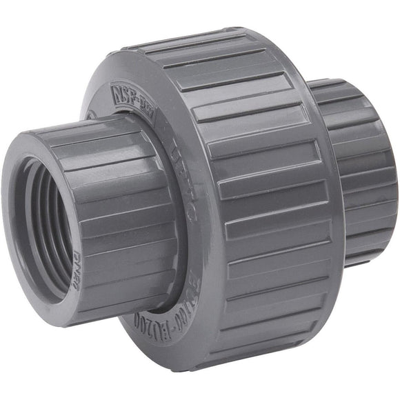 B&K 1-1/2 In. Threaded Schedule 80 PVC Union