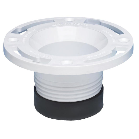 Oatey 4 In. Twist/Set PVC Closet Flange