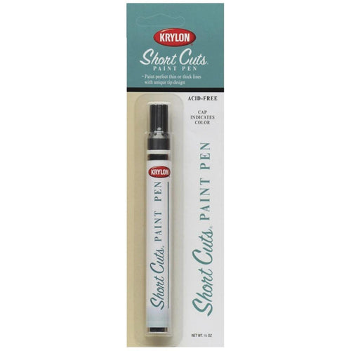 Krylon Short Cuts 1/3 Fl Oz Black Gloss Paint Pen