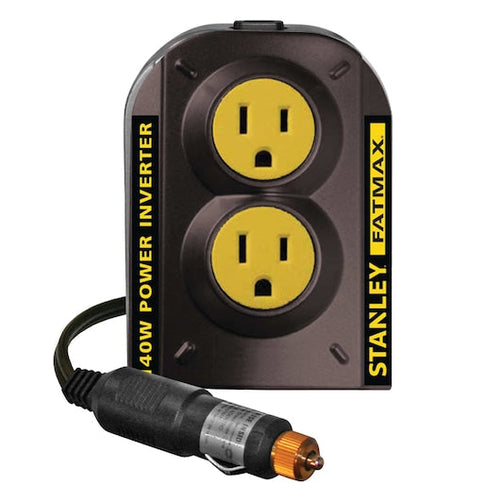 Stanley 140 Watt Power Inverter with AC and USB chargers