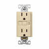 Eaton Cooper Wiring GFCI Receptacle 15A, 125V Ivory