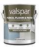 Valspar® Latex Satin Porch, Floor & Patio Paint 1 Gallon White (1 Gallon, White)