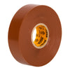 NSI Industries WW-732-BN WarriorWrap Premium Medium 3/4 in. x 66 ft. 7 mil Vinyl Electrical Tape, Brown