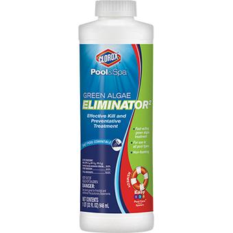 Clorox Pool & Spa Green Algae Eliminator2 1 qt